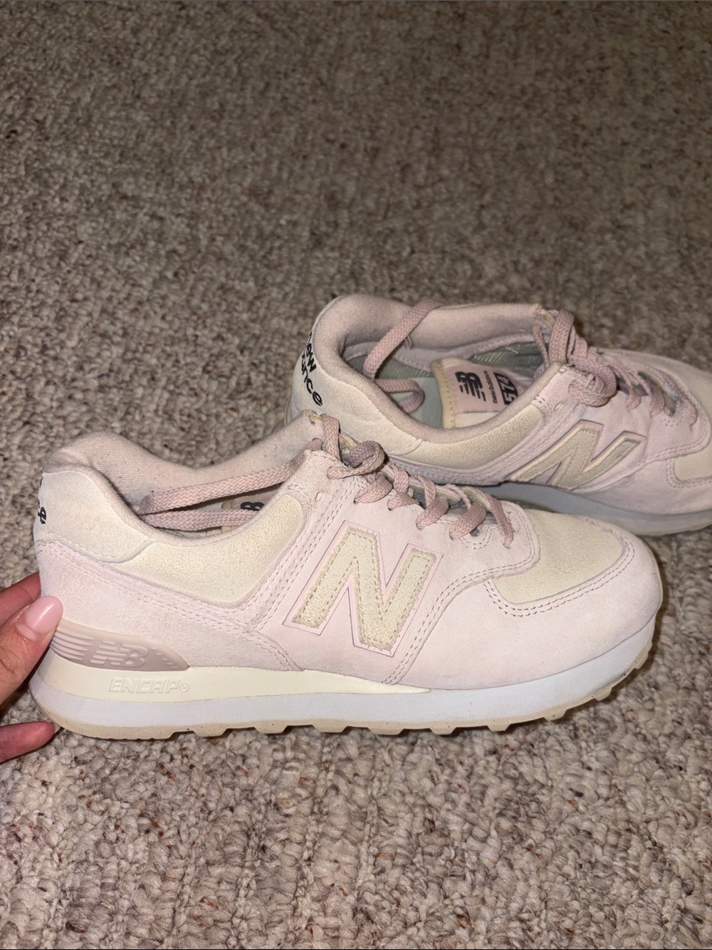 New Balance Women's 574 Casual Sneaker - Pale Pink
